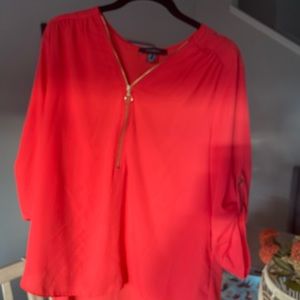 Coral/pink blouse